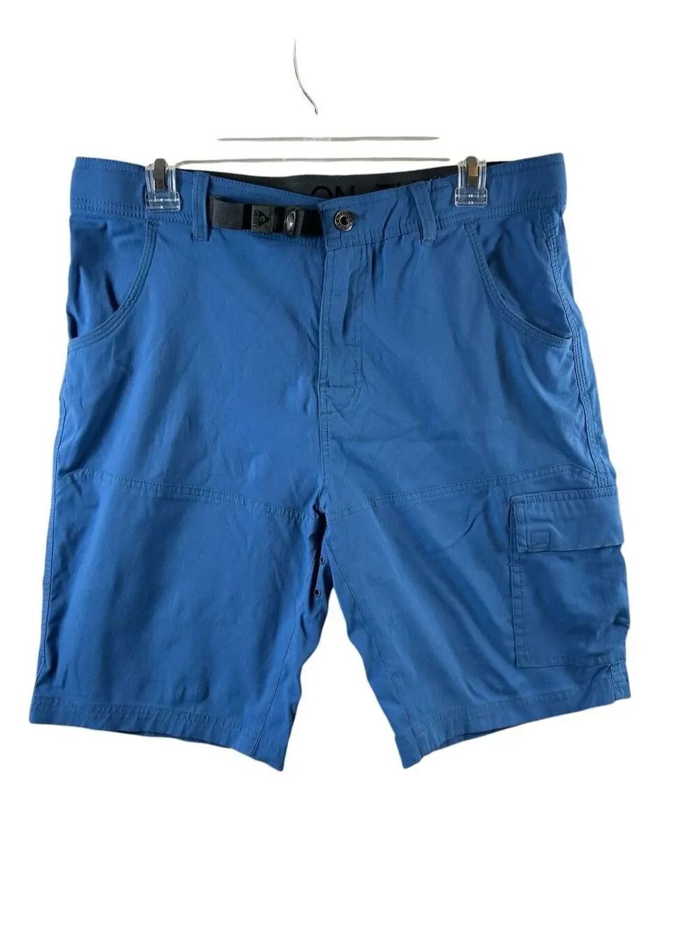 Gerry Men's Stretch Hiking Trail Utility Cargo Shorts Size 32 Slate Blue Outdoor